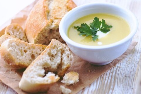 Soupe de Panais et Poireaux au Curcuma