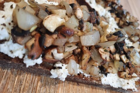 Tartines gourmandes aux champignons