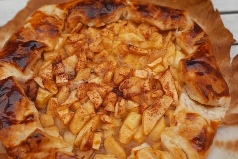 Tarte rustique aux pommes sans sucre ajouté